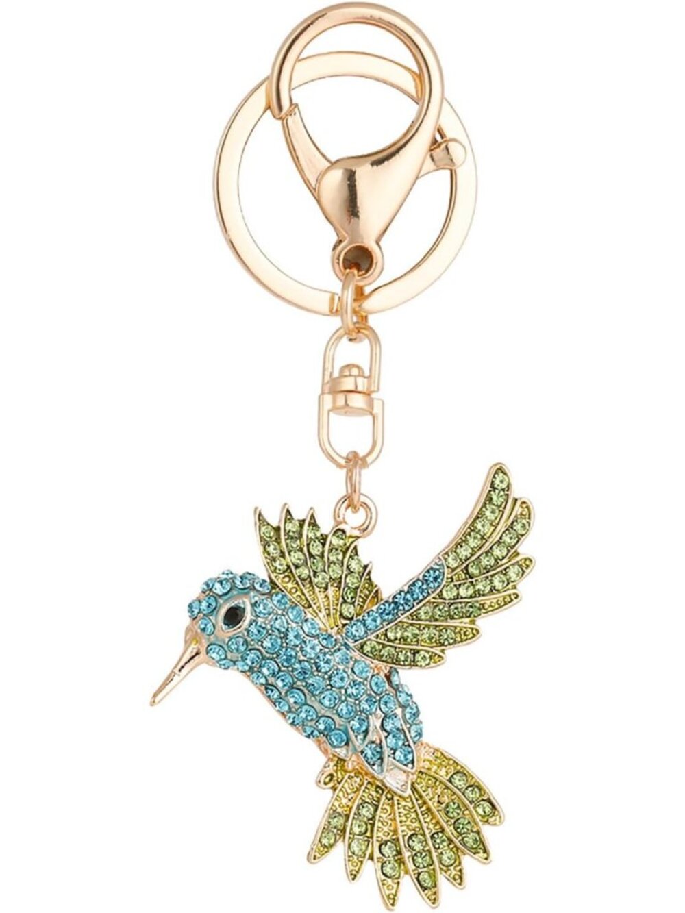 Delicate Rhinestone Animal Keychain for Women & Men - Stylish Car Bag Accessory